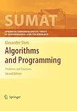 Algorithms and Programming: Problems and Solutions (Springer Undergraduate Texts in Mathematics and Technology)