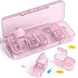 𝐏𝐢𝐥𝐥 𝐎𝐫𝐠𝐚𝐧𝐢𝐳𝐞𝐫, Am & Pm Pill Organizer 7 Days, Weekly Pill Organinzer 2 Times a Day, Pill Box 7 Day, Medicine Pill Organizer for Travel, Vitamins, Fish Oils, Supplements