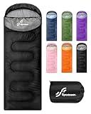 Sportneer Sleeping Bags for Adults, Warm & Cold Weather Sleeping Bag for Adults Kids Boys Girls - Lightweight Compact Camping Gear Equipment, Traveling, Backpacking, Hiking