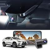 Fitcamx 2K Dual Dash Cam for 2023 2024 2025 Lexus RX 350 350h 500h Premium Luxury F Sport (Gen5/AL30), OEM Look, Front 1440P+Rear 1080P Video, WiFi&APP, Loop Recording, G-Sensor, Easy to Use,64GB Card
