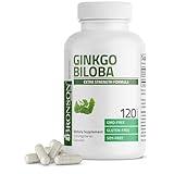 Bronson Ginkgo Biloba Extra Strength Supports Brain Function & Memory Support, 120 Vegetarian Capsules
