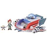 Star Wars: Young Jedi Adventures The Crimson Firehawk, 17-Inch Ship with 2 Action Figures, Toys, Preschool Toys for 3 Year Old Boys & Girls