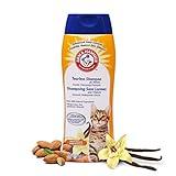 Arm & Hammer Tearless Kitten Shampoo for Cats Natural Cat Shampoo for Odor Control with Baking Soda, 20 Fl Oz Gentle Cleansing Kitten Shampoo in Sweet Almond Scent (Pack of 1)