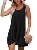 BKRIVE Summer Dresses for Women 2025 Beach Dresses for Women Swimsuit Cover Up Vacation Outfits Bathing Suit Essentials Black L