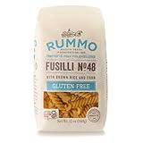 Rummo Gluten Free Fusilli N.48 - Gluten Free Fusilli Pasta Noodles, Made with Brown Rice & Corn, Pasta from Italy - 12 Ounce (Pack of 1)