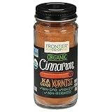 Frontier Co-op Organic Ground Cinnamon, 1.9 Ounce Bottle, Gourmet Quality Cinnamon, Full Balanced Spicy Flavor, Kosher