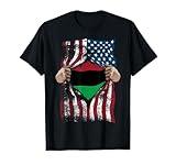 Pan African Unia Flag Shirt | Loyal Afro-Americans USA Gift T-Shirt