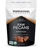 Terrasoul Superfoods Organic Pecans, 11 Oz (Pack of 2) - Mammoth Halves | Fresh | Raw