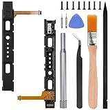 Ikpek Left Right Slide Rail with Sensor Flex Cable Replacement for Nintendo Switch Joycon Controller Slider Rail for Nintendo Switch OLED Joycon Controller Slider Rail