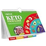 Keto Cheat Sheets Magnets Booklet, Keto Diet Guide for Beginners, Keto Diet Book Magnetic Chart, Keto Cookbook Weight Loss Low Carb Ketogenic Diet Foods Meal Plan
