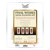 Final Wishes Kit: USA Legal Forms for Family Planning. 4, Fill-in-The-Blank Legal Forms: Last Will & Testament, Living Will, Health Care Power of Attorney, Financial Power of Attorney