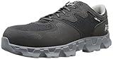 Timberland PRO Men's Powertrain Alloy Toe ESD Industrial Shoe,Black/Grey Microfiber and Textile,7 M US