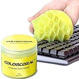 COLORCORAL Cleaning Gel Universal Dust Cleaner for PC Keyboard Car Detailing Office Electronics Laptop Dusting Kit Computer Dust Remover, Computer Gaming Car Accessories, Gift for Men Women 160g