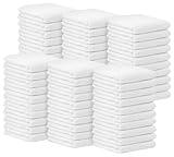 Avalon Towels Terry Bar Mop Towels (Value Pack of 60) Size 14"x17" – Absorbent and Durable, Multipurpose Cleaning Rags, Cotton Cleaning Cloths, Terry Cloth Rags, Reusable Shop Rag (White)