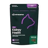 VetriScience Kidney Health Chews, Renal Essentials Supplement for Cats, Kidney Care and Support with Mushroom, Astragalus Root, Nettle Seed and Herbs, Chicken, 120 Count