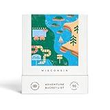 Reach International Outfitters Wisconsin Adventure Bucket List: 50 Scratch-Off Cards for Outdoor Activities, Tourist Attractions, and Road Trips - Perfect Travel Gift and Guide for Exploring