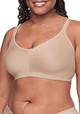 Warner's Women's Easy Does It Underarm-Smoothing with Seamless Stretch Wireless Lightly Lined Comfort Bra Rm3911a, Toasted Almond, 3X-Large