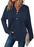 XMTOPYE Womens Tops Fall Fashion Hoodies for Women Long Sleeve Sweatshirts Ladies Casual Tees Soft Pullover Trendy Blouses
