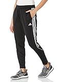 adidas womens Tiro23 League Track Pants, Black/White, Small US