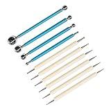 10Pcs Dotting Tools, Ball End Dot Art Tools for Rock Painting, Pottery Clay Modeling Embossing Art Mandala