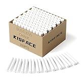 KisFace 105PCS White Chalk,Dustless for Chalkboard Blackboard Stick Bulk Non-Toxic Chalk for School,Office and Home Use