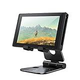 Lamicall Adjustable Phone Tablet Stand, Playstand for Switch, Foldable Desk Holder Dock, Compatible with iPad Mini, 9.7'' iPad Pro Air, Phone 12 Mini 11 Pro Xs Xs Max Xr X 8 7 6 6s Plus SE (4-10'')