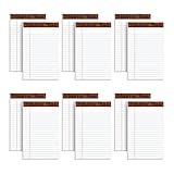 TOPS 5 x 8 Legal Pads, 12 Pack, The Legal Pad Brand, Narrow Ruled, White Paper, 50 Sheets Per Writing Pad, Made in the USA (7500)