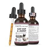NODENS CAT Hip and Joint Glucosamine for Cats with Chondroitin - Cat Pain Relief from Inflammation - Cat Joint Supplement for Improved Joint Flexibility - Natural Liquid cat Health Supplies 59ml