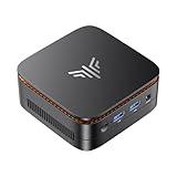 KAMRUI Mini PC Computer, Intel Processor N97 (up to 3.6 GHz), 16GB DDR4 RAM 256GB M.2 SSD, Mini Desktop Computer Support Dual 4K, WiFi, Bluetooth, Ethernet, HTPC for Business, Education, Home