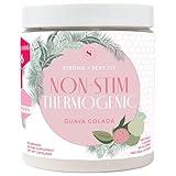 Strong + Sexy Fit, Weight and Diet Support Health Supplement, Caffeine Free Non Stim Drink Powder for Appetite Control and Metabolism Support, Supplements for Women, Guava Colada Flavor, 30 SVG