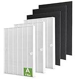 115115 HEPA Replacement Filters A for Winix PlasmaWave Air Purifier C535 5300 5300-2 6300 6300-2 P300 AM90 C909 9800, 3 True HEPA Size 21 Filter + 3 Activated Carbon Pre-Filters