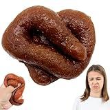 Zenarao Fake Poopy Toy, Brown Realistic Fake Poop, Novelty Floating Fake Poop Toys for April Fools' Day Prank, Perfect Gag Gift, Prank Gift, Gags and Practical Joke Toys