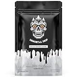 Shilajit Coffee - Immortal Drip, Organic Dark Roast Ground Coffee, Himalayan Shilajit-Infused, High-Caffeine, Vitamins - Fulvic Acid & 85+ Minerals