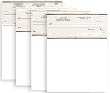 Tan Computer Checks Compatible with QB Accounting Software - Custom Business Checks on Top (500)