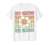 Groovy 1st Grade Back To School First Day of First Grade T-Shirt