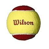 WILSON Youth Tennis Balls - US Open Red, Single Can (3 Balls)