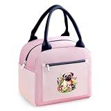 BJDAMAI Pug Bento Bag, Thermal Insulated Cooler Lunch Bento Tote Bag, Gifts For Teens Girls Kids Women, Work Travel Office Camping Picnic Beach Lunch Essentials!