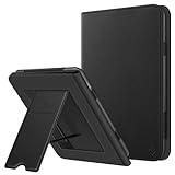 Fintie Stand Case for 7.8" Nook GlowLight 4 Plus Tablet (2023 Release) - Premium PU Leather Sleeve Cover with Card Slot and Hand Strap, Black