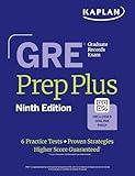 GRE Prep Plus, Ninth Edition (2025): Includes 6 Practice Tests, 1500+ Practice Questions + Online Access to a 500+ Question Bank, Video Tutorials, and Live Class Sessions (Kaplan Test Prep)