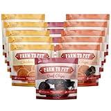 Farm To Pet - 15 Puppy Training Treats Starter Packs Chicken, Turkey & Beef Chips for Dogs - Value Pack Training Treats, All Natural Single Ingredient - Puppy Essential Made in USA
