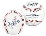Rawlings MLB Los Angeles Dodgers Team Logo Baseball, White, 1