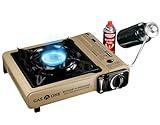 Gas One GS-3400P Propane or Butane Stove Dual Fuel Stove Portable Camping Stove - Patented - with Carrying Case Great for Emergency Preparedness Kit