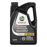 Castrol EDGE High Mileage 5W-30 Advanced Full Synthetic Motor Oil, 5 Quarts