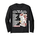 Edmonton Vacation Top 10 Best Destination Canada Edmonton Long Sleeve T-Shirt