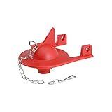 Korky 2012BP Shark Fin Repairs-Replaces Kohler Parts 84138, 84314, 85655 and 89825-Made in USA, Fits Specific 1 Piece Toilets, Red