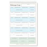 Mileage Log Book, 5.5 x 8.5 Business Expense & Vehicle Maintenance Tracker for Taxes, Car Rideshare Accessories, Self-Employment, Travel, 50 Double-Sided Spiral Bound Pages, Glove Box Size