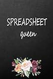 Spreadsheet Queen: Coworker Gag Gift for women Funny Office Notebook Journal /Organizer/Office worker/Accountants ,Managers, Office Workers And Data ... gift for women (Coworker gift for women)