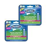 DenTek Instant Oral Pain Relief Maximum Strength Kit for Toothaches | 50-Count per pack | 2-Pack