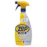 Zep Plus Stainless Steel Cleaner - 32 Fl OZ - R53512-2-in-1 benefits clean while preventing future fingerprints and smudges.