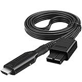 N64 to HDMI Converter Adapter Support Audio Video Output,HDMI Link Cable for N64 Modes,Plug and Play, Support HD 1080P/720P Display